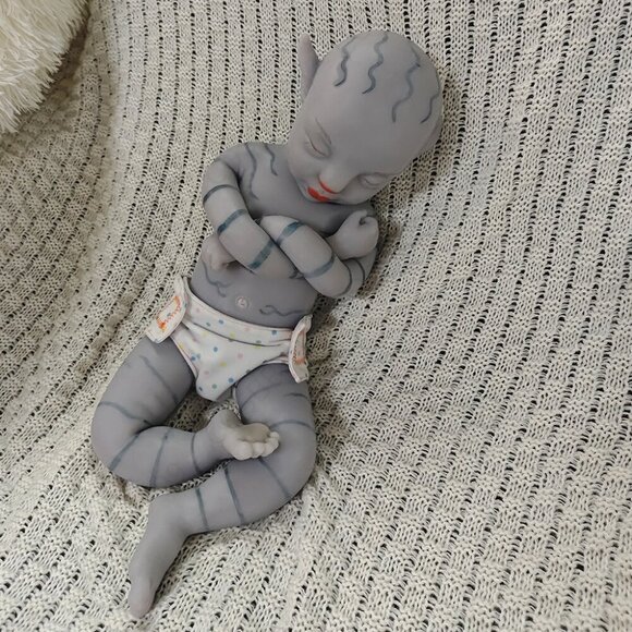 45cm Soft Silicone Handmade Arts Dolls 4.96lbs Full Silicone Reborn Baby BoyDoll - Picture 11 of 16